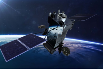 Lockheed Martin&rsquo;s Next Generation Overhead Persistent Infrared Geosynchronous Earth Orbit (NGG) Block 0 early missile warning satellite.
