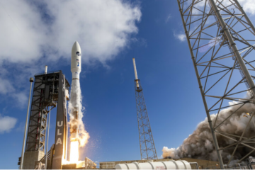 A United Launch Alliance Atlas 5 rocket launches the USSF-7 mission from Space Launch Complex-41 at Cape Canaveral Air Force Station, Florida. Credit: ULA