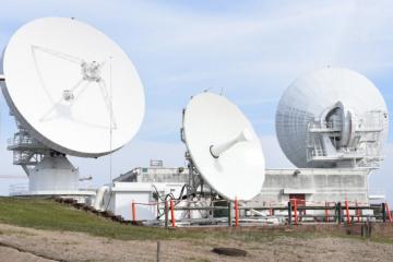 The Wideband Satellite Communications Operations Center at Fort Meade, Md., supports U.S. military and allied users around the world. Credit: U.S. Army
